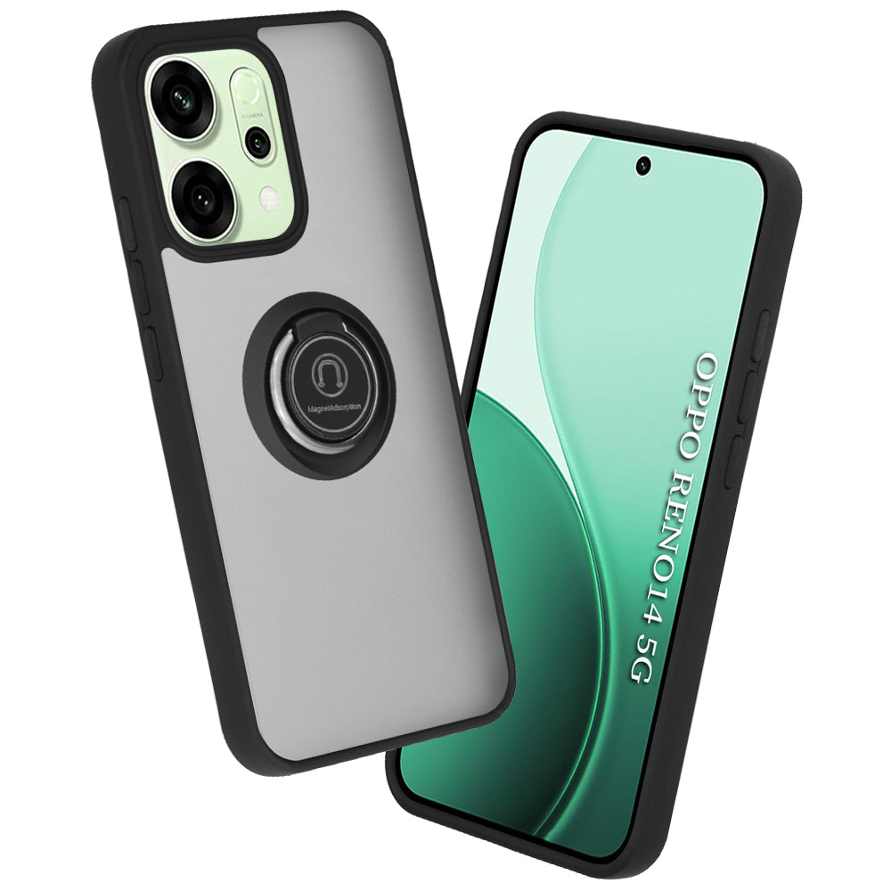 Funda para Oppo Reno14, Techsuit, Glinth, Negra