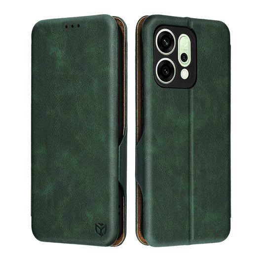 Funda para Oppo Reno14, Techsuit, Safe Wallet Plus, Verde
