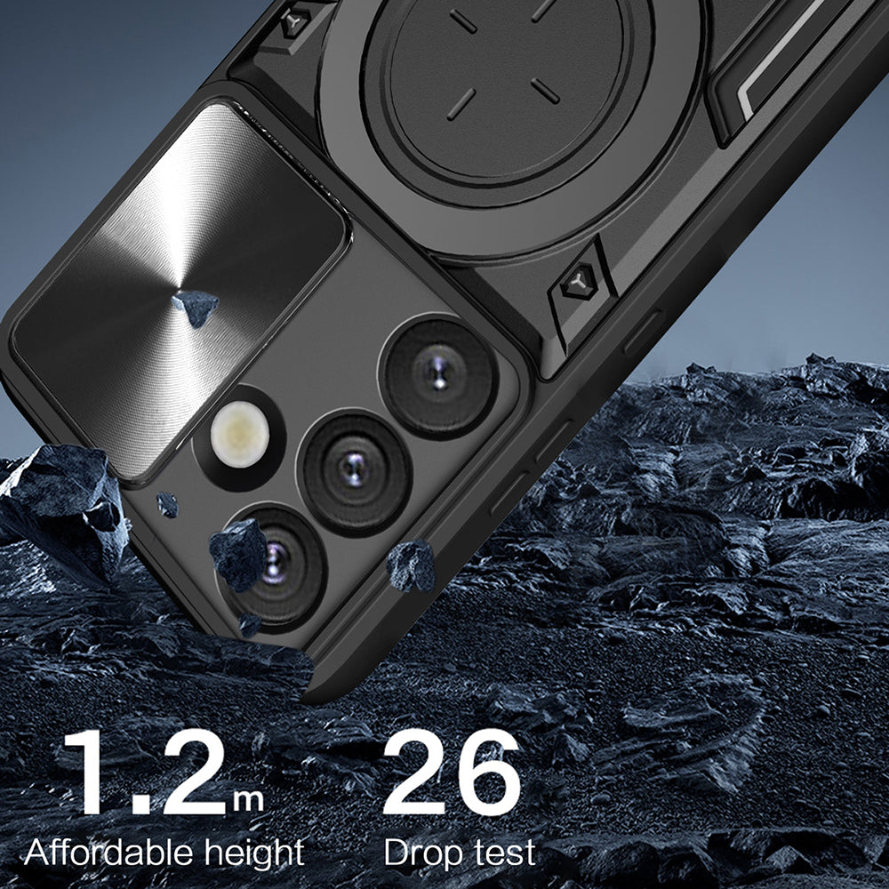 Funda para Oppo Reno15 FS / Reno15 F, Techsuit, CamGuard Pro, Negra