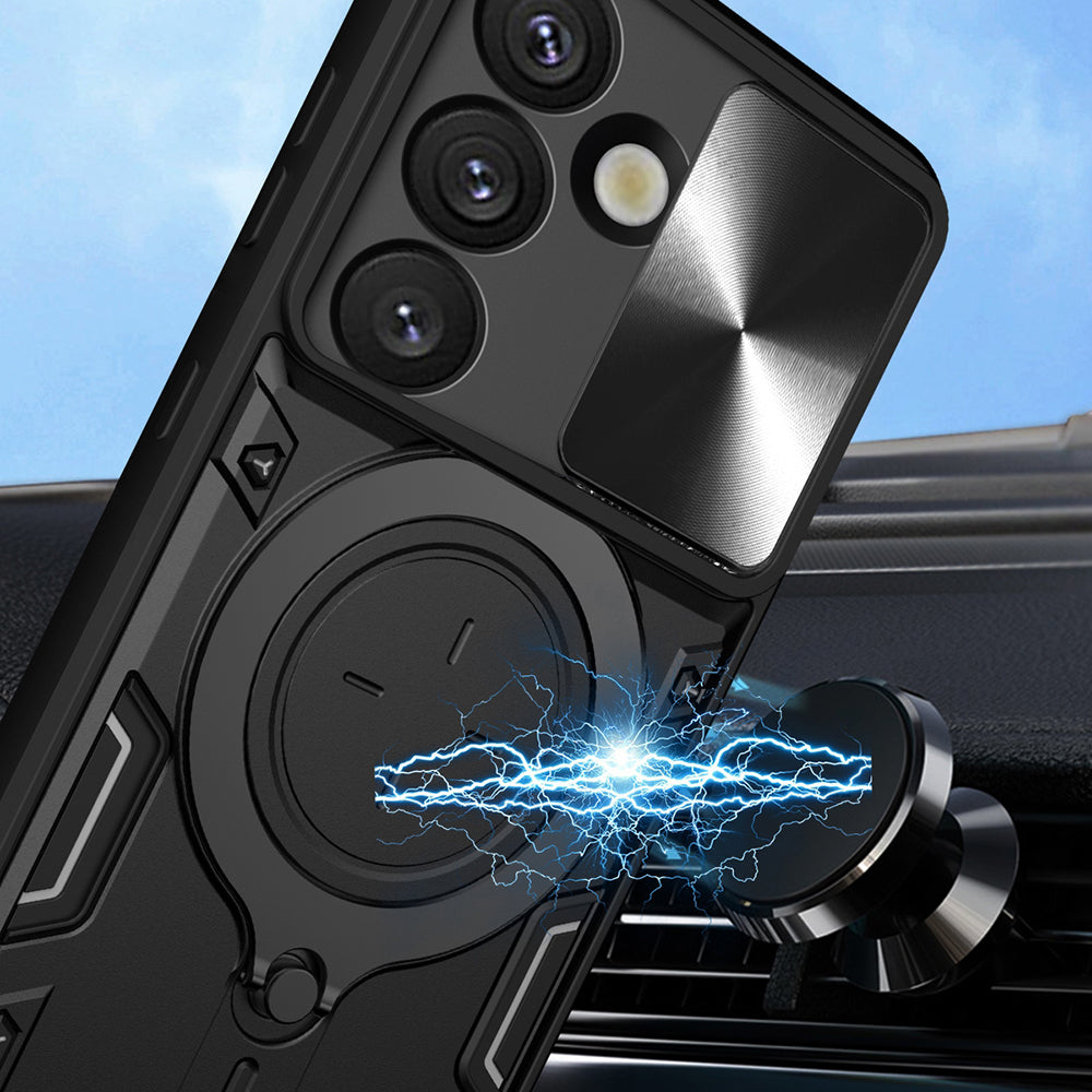 Funda para Oppo Reno15 FS / Reno15 F, Techsuit, CamGuard Pro, Negra