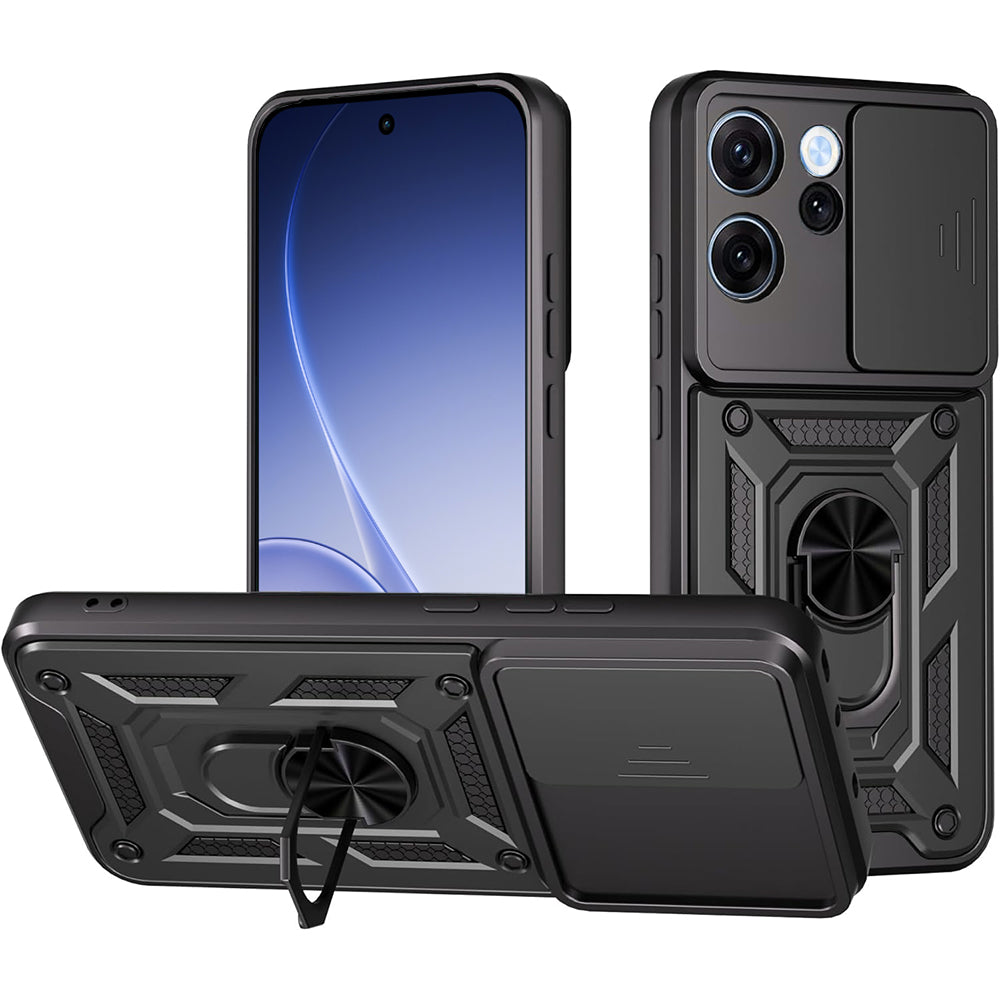 Funda para Oppo Reno15 FS / Reno15 F, Techsuit, CamShield, Negra