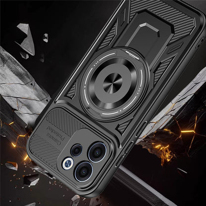 Funda para Oppo Reno15 FS / Reno15 F, Techsuit, RuggedCam, Gris