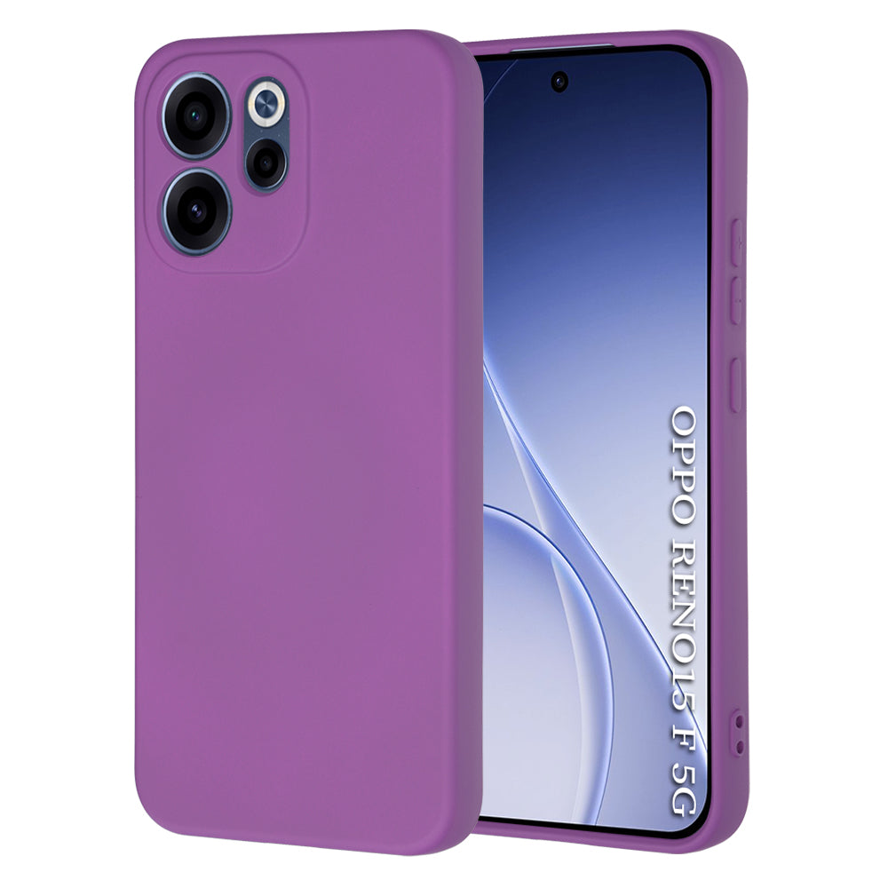 Funda para Oppo Reno15 FS / Reno15 F, Techsuit, SoftFlex, Morado