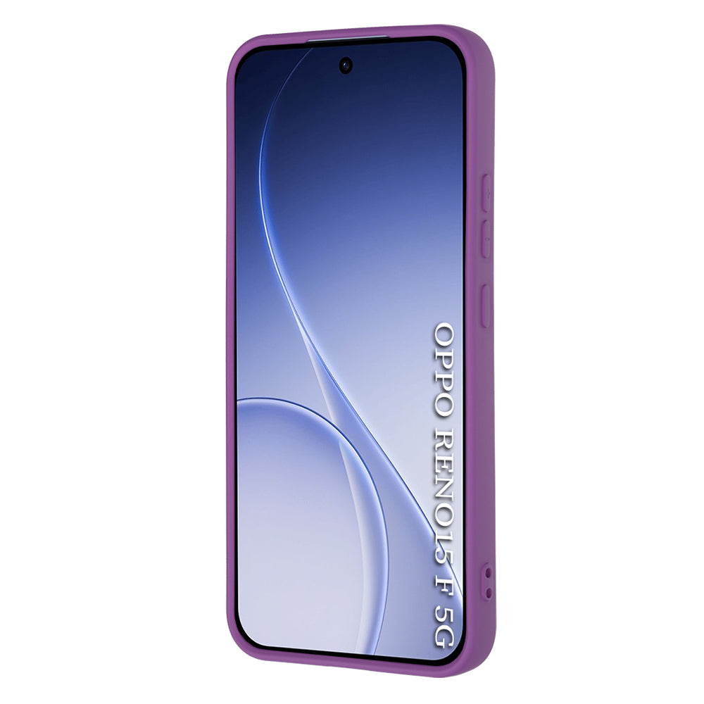 Funda para Oppo Reno15 FS / Reno15 F, Techsuit, SoftFlex, Morado