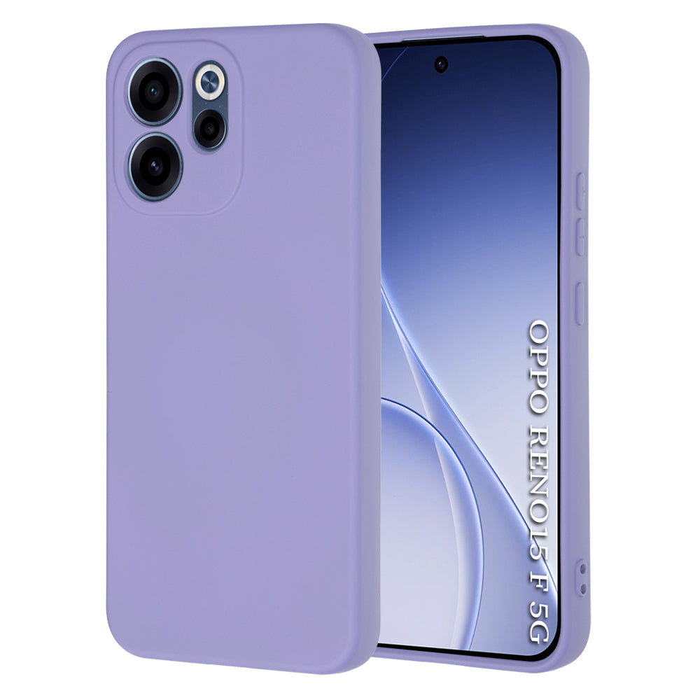 Funda para Oppo Reno15 FS / Reno15 F, Techsuit, SoftFlex, Morado Claro