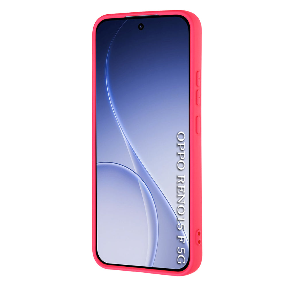 Funda para Oppo Reno15 FS / Reno15 F, Techsuit, SoftFlex, Rosa Oscuro