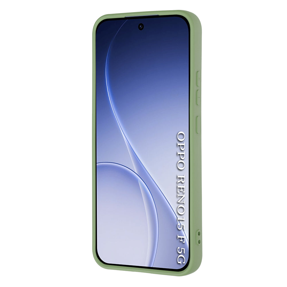 Funda para Oppo Reno15 FS / Reno15 F, Techsuit, SoftFlex, Verde Claro