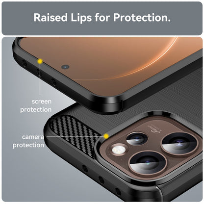 Funda para Oppo Reno15 Pro Max, Techsuit, Carbono, Negra
