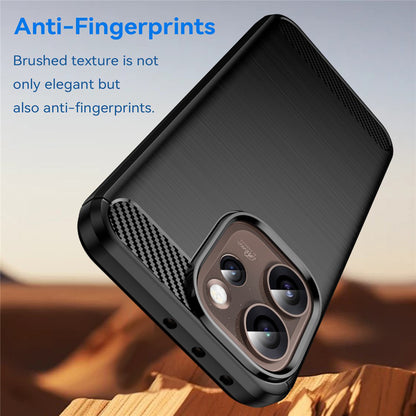 Funda para Oppo Reno15 Pro Max, Techsuit, Carbono, Negra