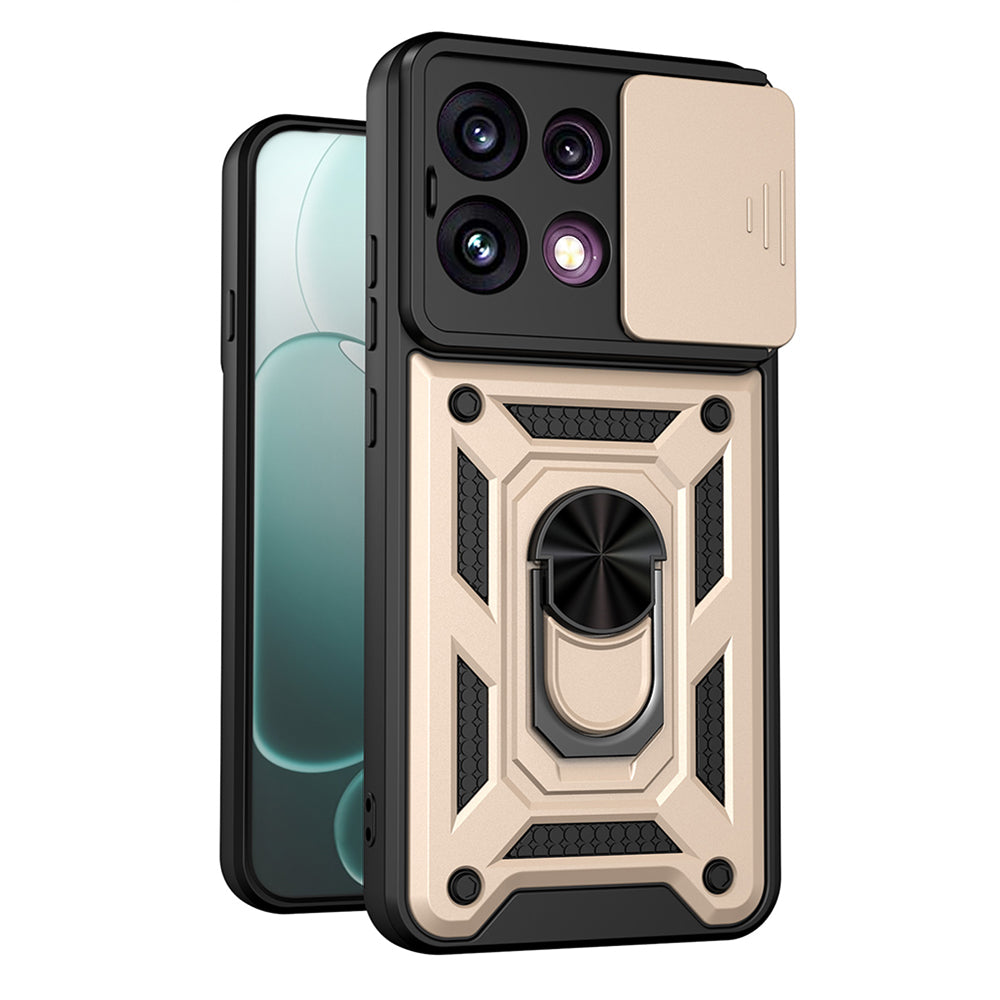 Funda para Oppo Reno16 F / Reno16 FS, Techsuit, CamShield, Dorada