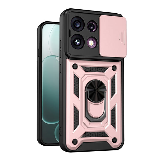 Funda para Oppo Reno16 F / Reno16 FS, Techsuit, CamShield, Rosa Dorado