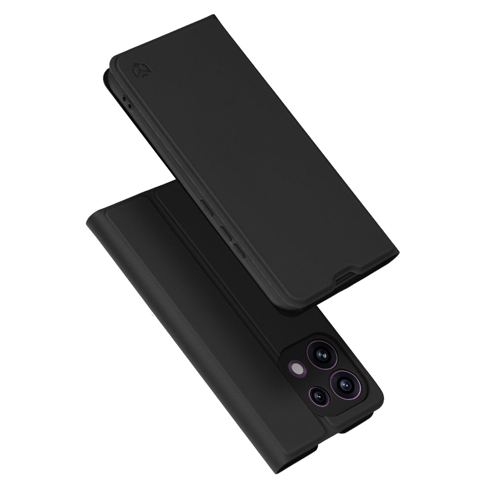 Funda para Oppo Reno16 F / Reno16 FS, Techsuit, Magskin Book, Negra