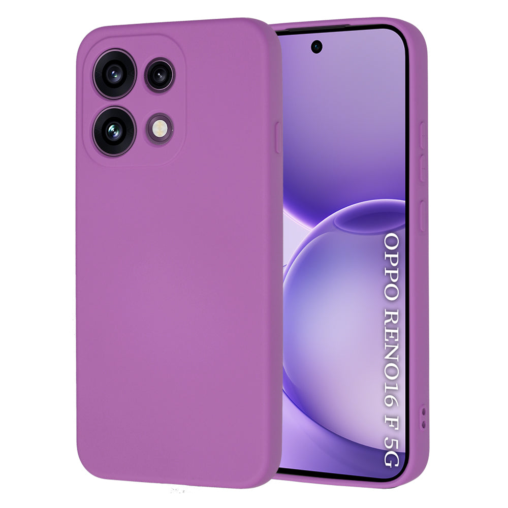 Funda para Oppo Reno16 F / Reno16 FS, Techsuit, SoftFlex, Morado