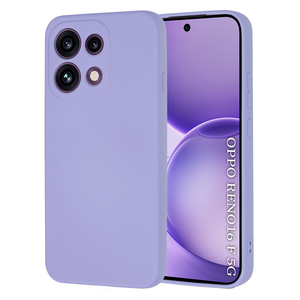 Funda para Oppo Reno16 F / Reno16 FS, Techsuit, SoftFlex, Morado Claro