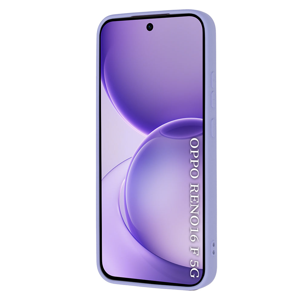 Funda para Oppo Reno16 F / Reno16 FS, Techsuit, SoftFlex, Morado Claro