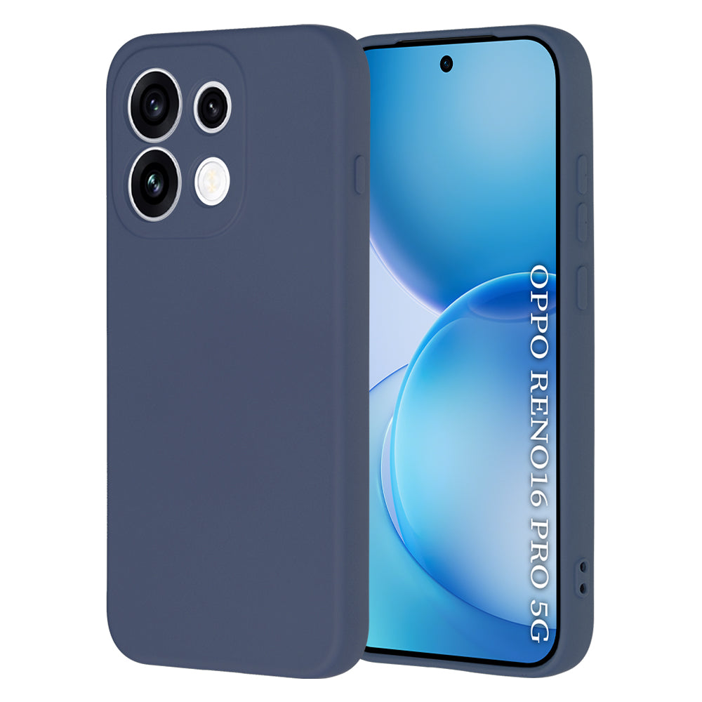 Funda para Oppo Reno16 Pro, Techsuit, SoftFlex, Azul marino