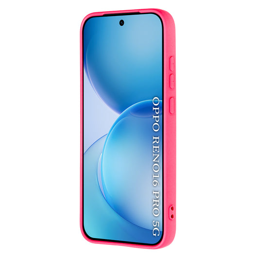 Funda para Oppo Reno16 Pro, Techsuit, SoftFlex, Rosa Oscuro