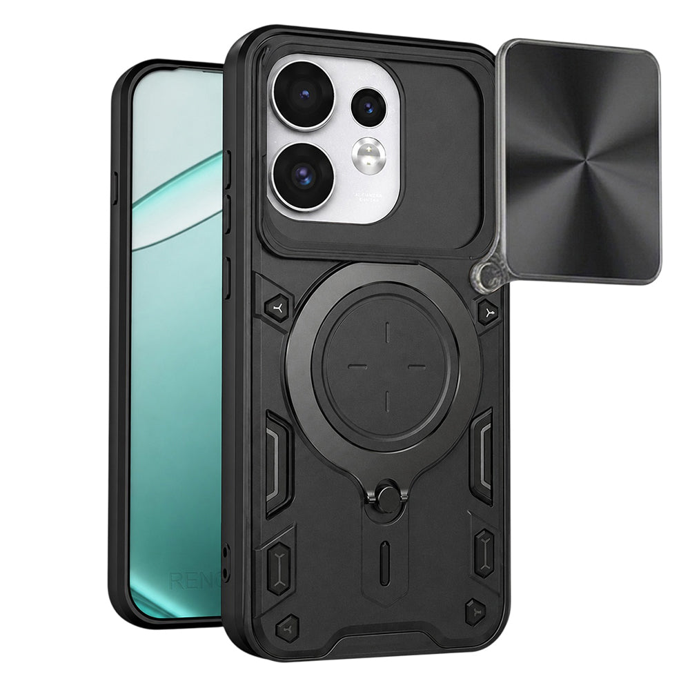 Funda para Oppo Reno16 / Reno16 Pro, Techsuit, CamGuard Pro, Negra