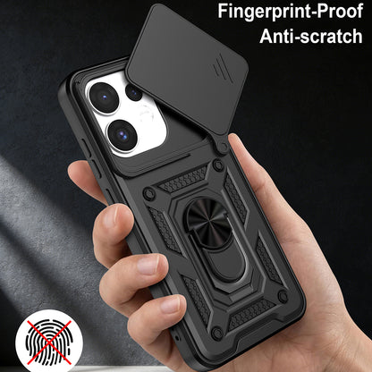 Funda para Oppo Reno16 / Reno16 Pro, Techsuit, CamShield, Verde