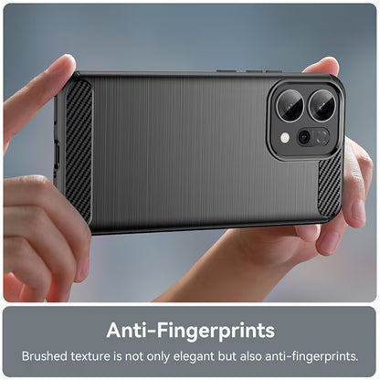 Funda para Oppo Reno16 / Reno16 Pro, Techsuit, Carbono, Azul