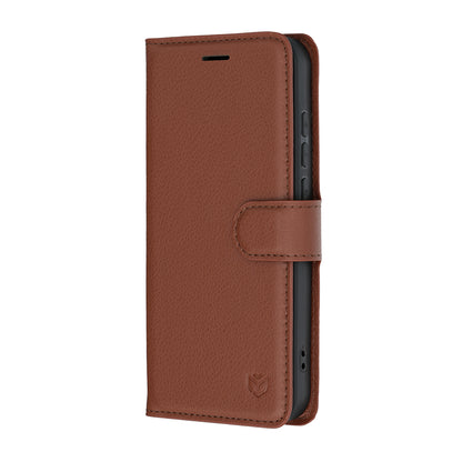 Funda para Oppo Reno16 / Reno16 Pro, Techsuit, Leather Folio, Marrón