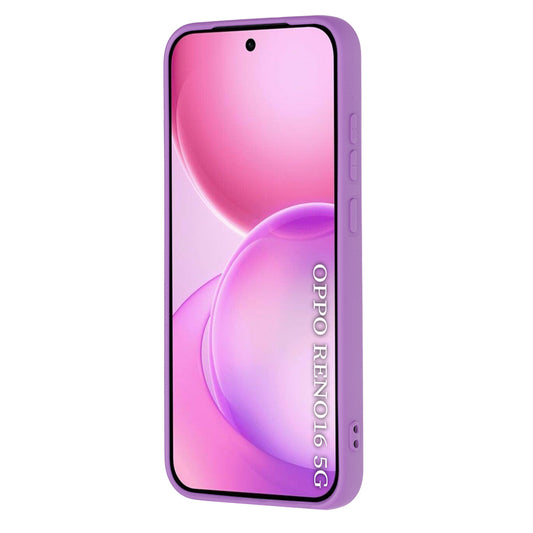 Funda para Oppo Reno16, Techsuit, SoftFlex, Morado