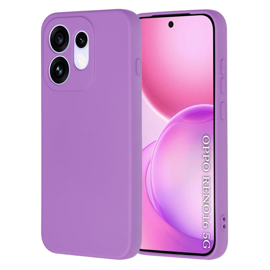 Funda para Oppo Reno16, Techsuit, SoftFlex, Morado