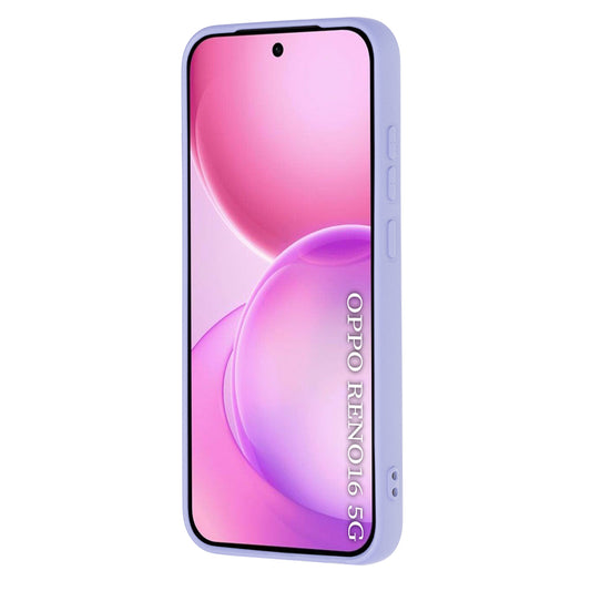 Funda para Oppo Reno16, Techsuit, SoftFlex, Morado Claro