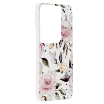 Funda para Oppo Reno8 Pro, Techsuit, Marble, Blanca