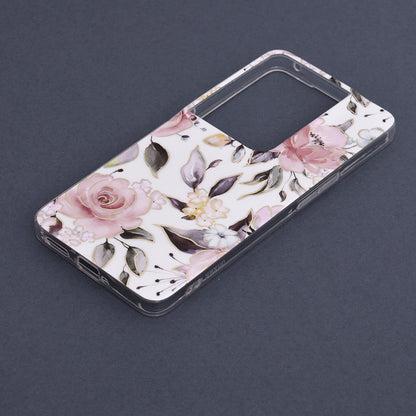 Funda para Oppo Reno8 Pro, Techsuit, Marble, Blanca