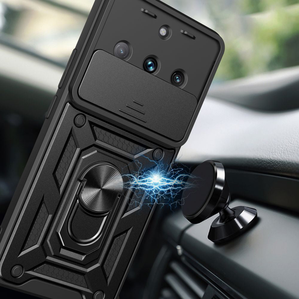 Funda para Realme 11 4G, Techsuit, CamShield, Negra