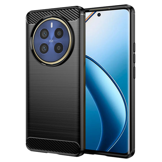 Funda para Realme 12 Pro / 12 Pro+, Techsuit, Carbono, Negra