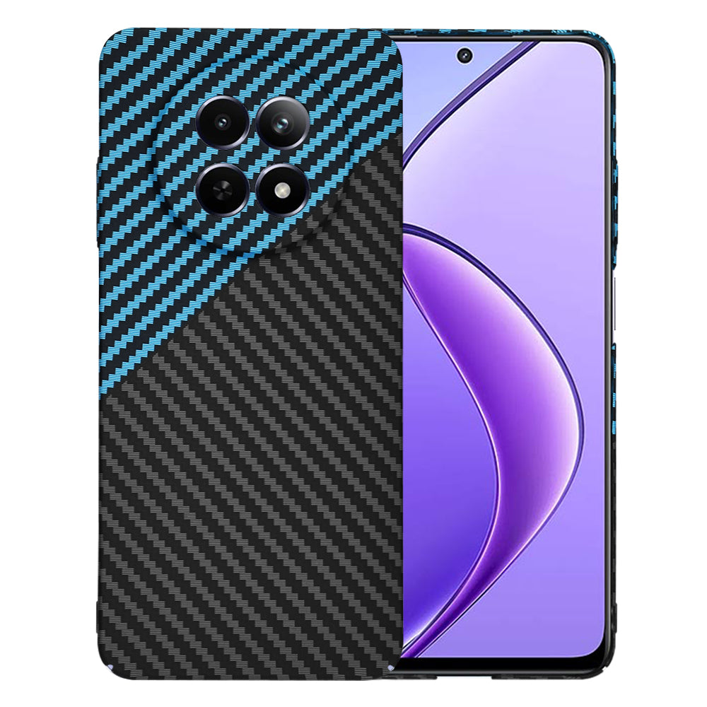 Funda para Realme 12x / 12, Techsuit, Carbonite FiberShell, Negra Bleu