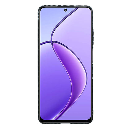 Funda para Realme 12x / 12, Techsuit, Carbonite FiberShell, Negra Gris
