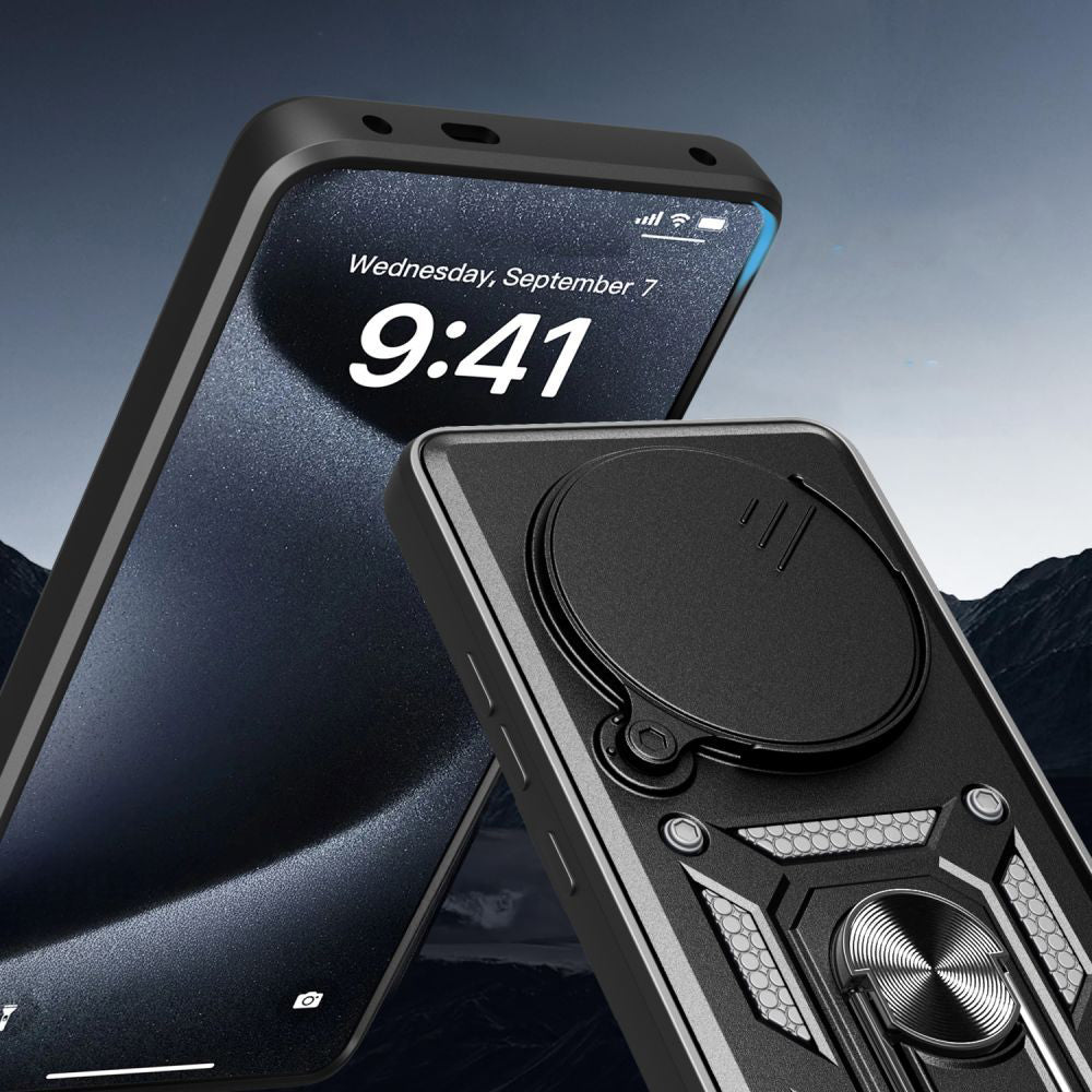 Funda para Realme 14 Pro, Techsuit, CamShield, Negra