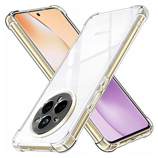 Funda para Realme 14 Pro, Techsuit, Antigolpes Transparente, Transparente