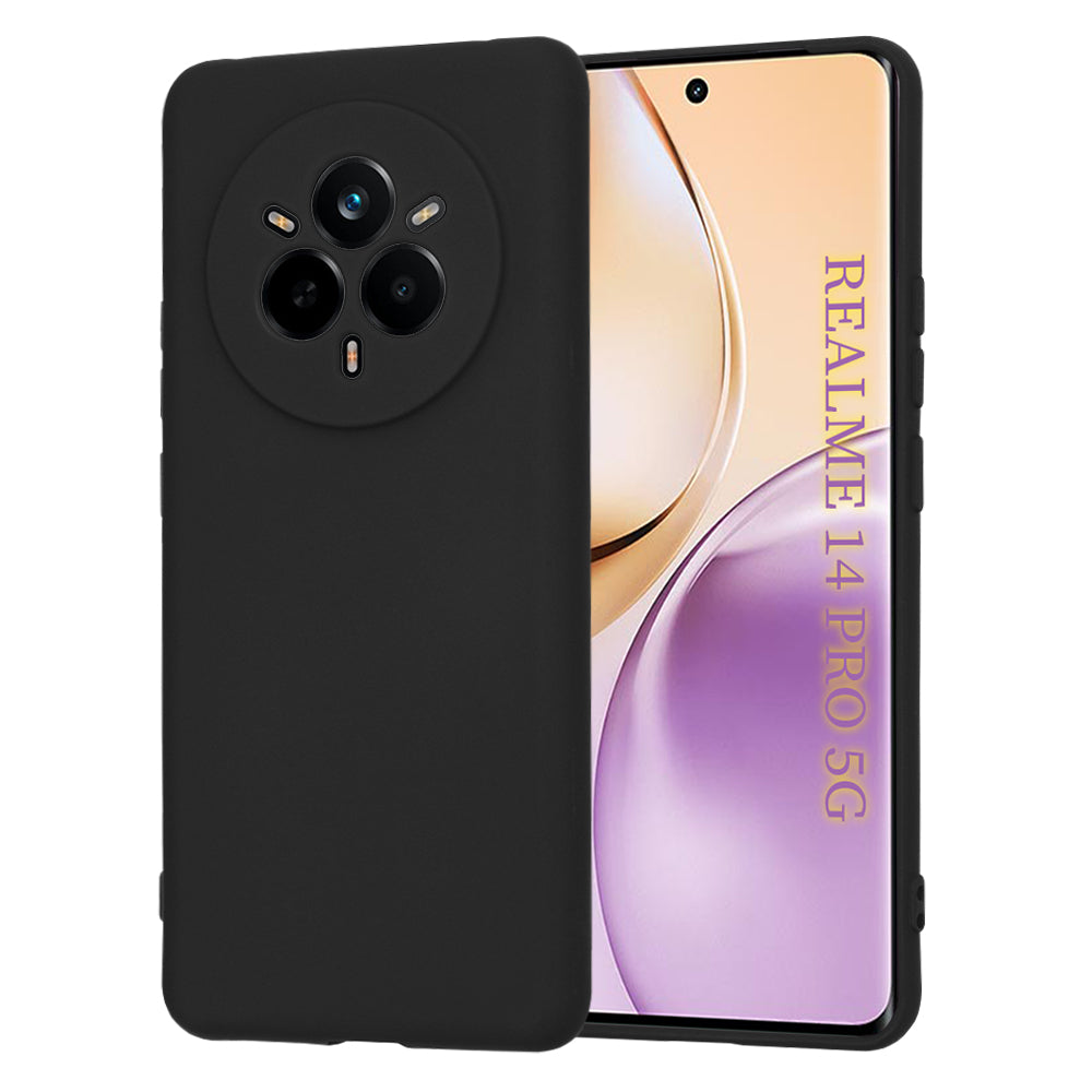 Funda para Realme 14 Pro, Techsuit, SoftFlex, Negra