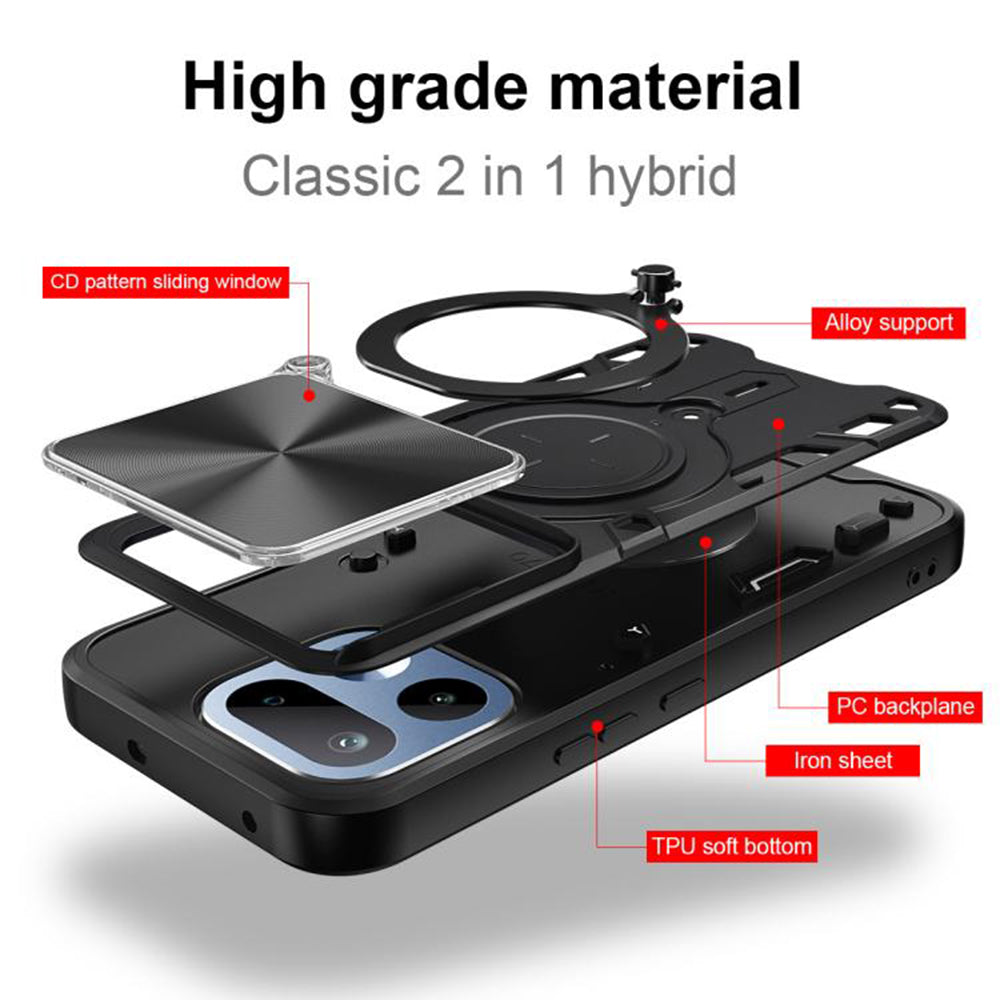 Funda para Realme 16 Pro+, Techsuit, CamGuard Pro, Negra