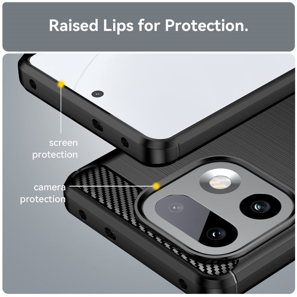 Funda para Realme 16 Pro+, Techsuit, Carbono, Negra
