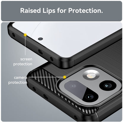 Funda para Realme 16 Pro+, Techsuit, Carbono, Negra