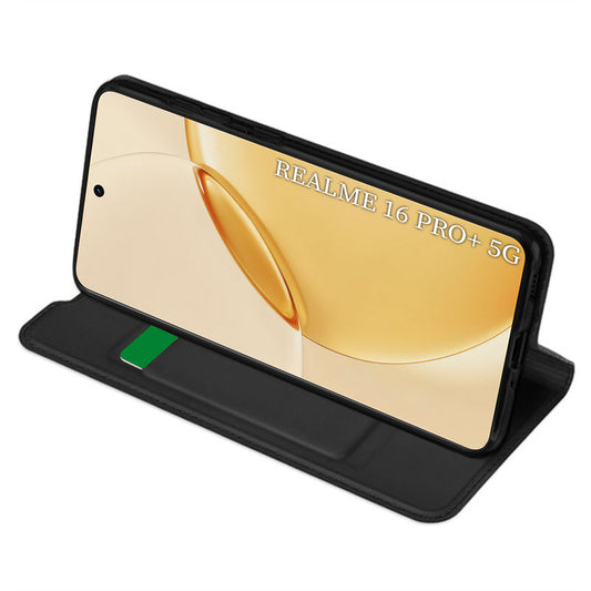 Funda para Realme 16 Pro+, Techsuit, Magskin Book, Negra