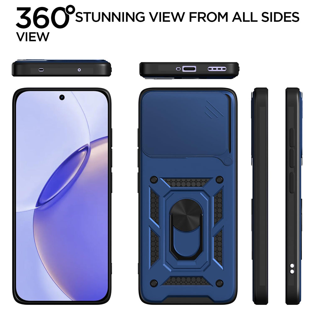 Funda para Realme 16 Pro, Techsuit, CamShield, Azul