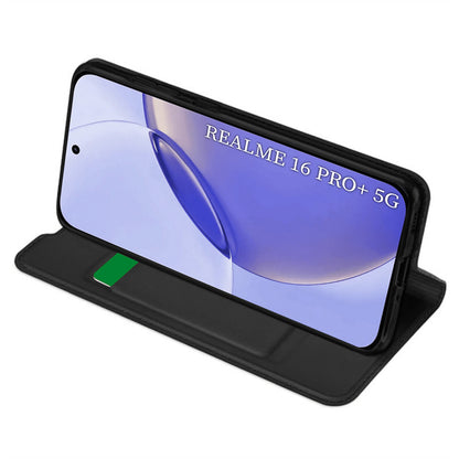 Funda para Realme 16 Pro, Techsuit, Magskin Book, Negra