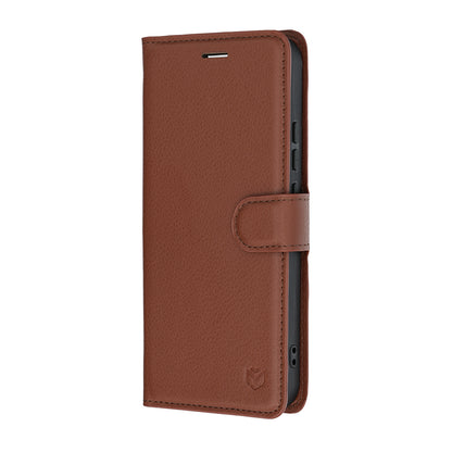 Funda para Realme 16, Techsuit, Leather Folio, Marrón