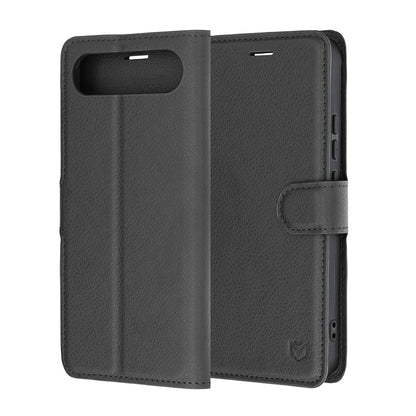 Funda para Realme 16, Techsuit, Leather Folio, Negra