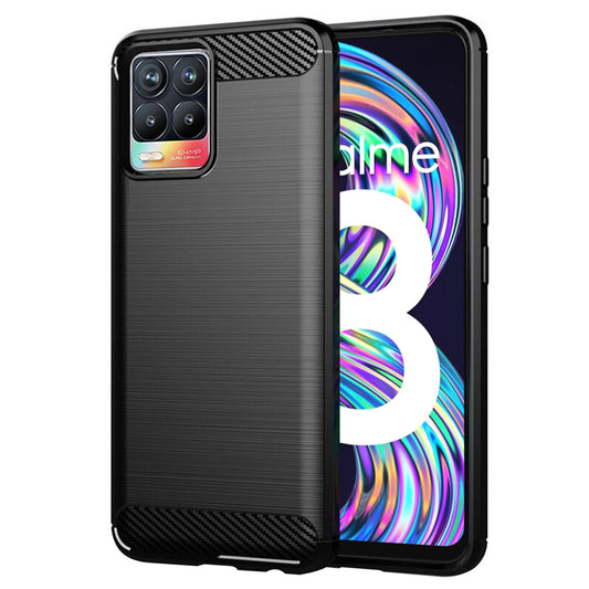 Funda para Realme 8 Pro / 8, Techsuit, Carbono, Negra