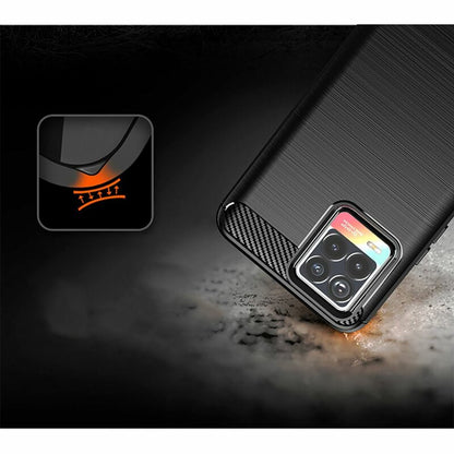 Funda para Realme 8 Pro / 8, Techsuit, Carbono, Negra