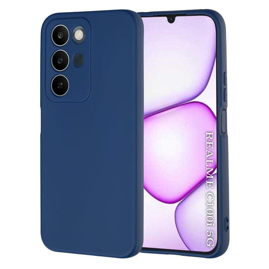 Funda para Realme C100 5G, Techsuit, SoftFlex, Azul marino