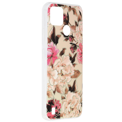Funda para Realme C21Y / C25Y, Techsuit, Marble, Beige