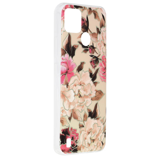 Funda para Realme C21Y / C25Y, Techsuit, Marble, Beige